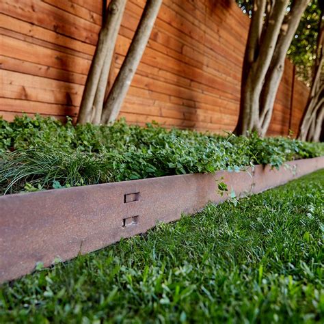 black box with metal edging|black garden edging home depot.